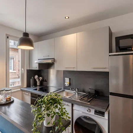 公寓 Pont'au Centre - Cosy - B'pam 奥德梅尔桥